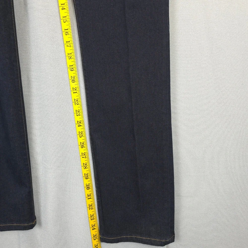 Talbots Dark Wash Blue Denim‎ Jeans Slimming Women 14L Comfort Stretch 5 Pocket